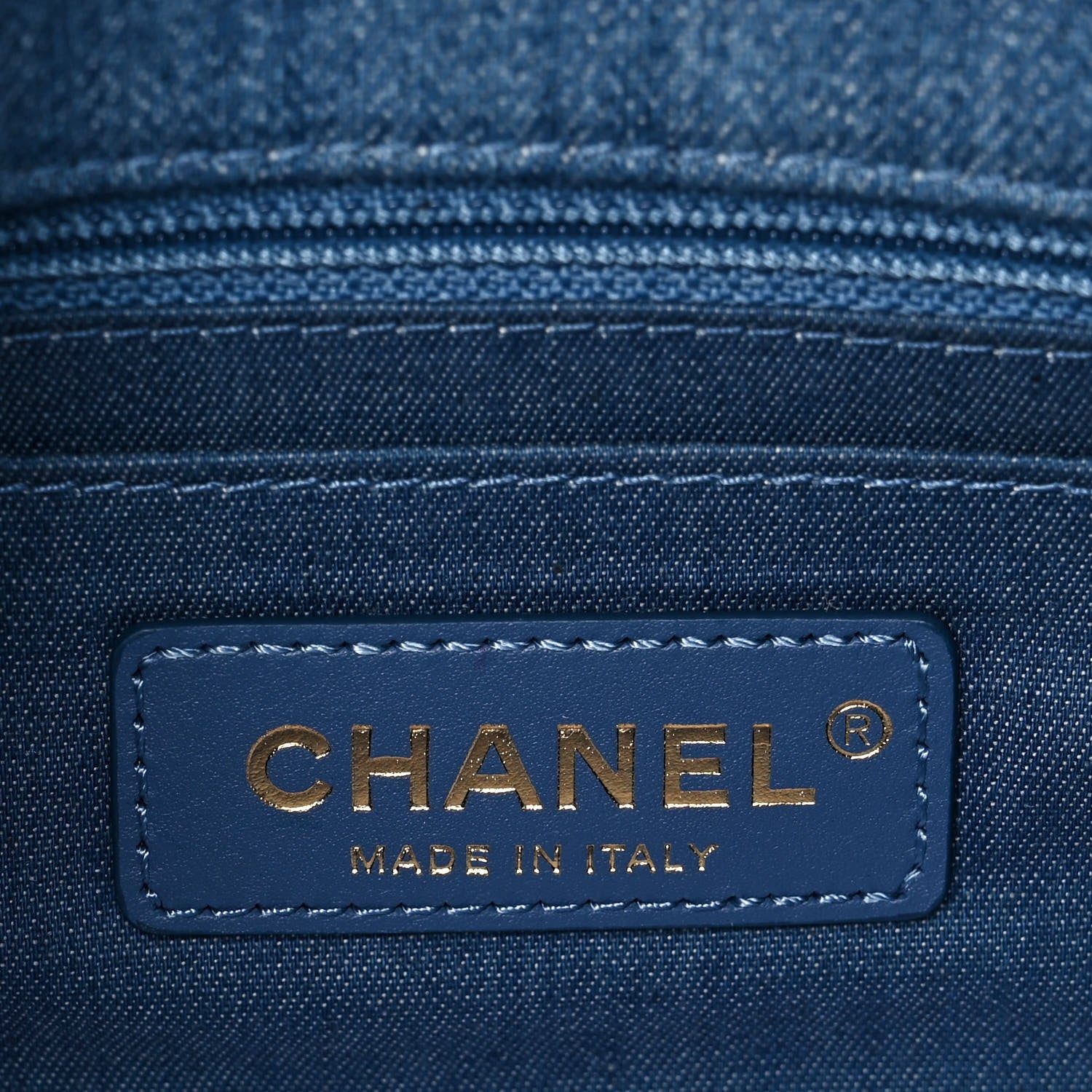 Chanel Denim Quilted Mini Pearl Crush Rectangular Flap Blue 8 of 10