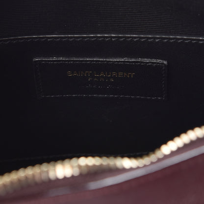 Saint Laurent Calfskin Medium Classic Monogram Camera Bag Bordeaux 6 of 7