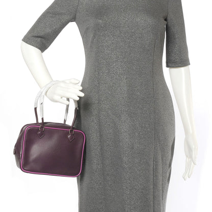 Hermes Epsom Bi-Color Mini Plume Raisin Cyclamen 3 of 6
