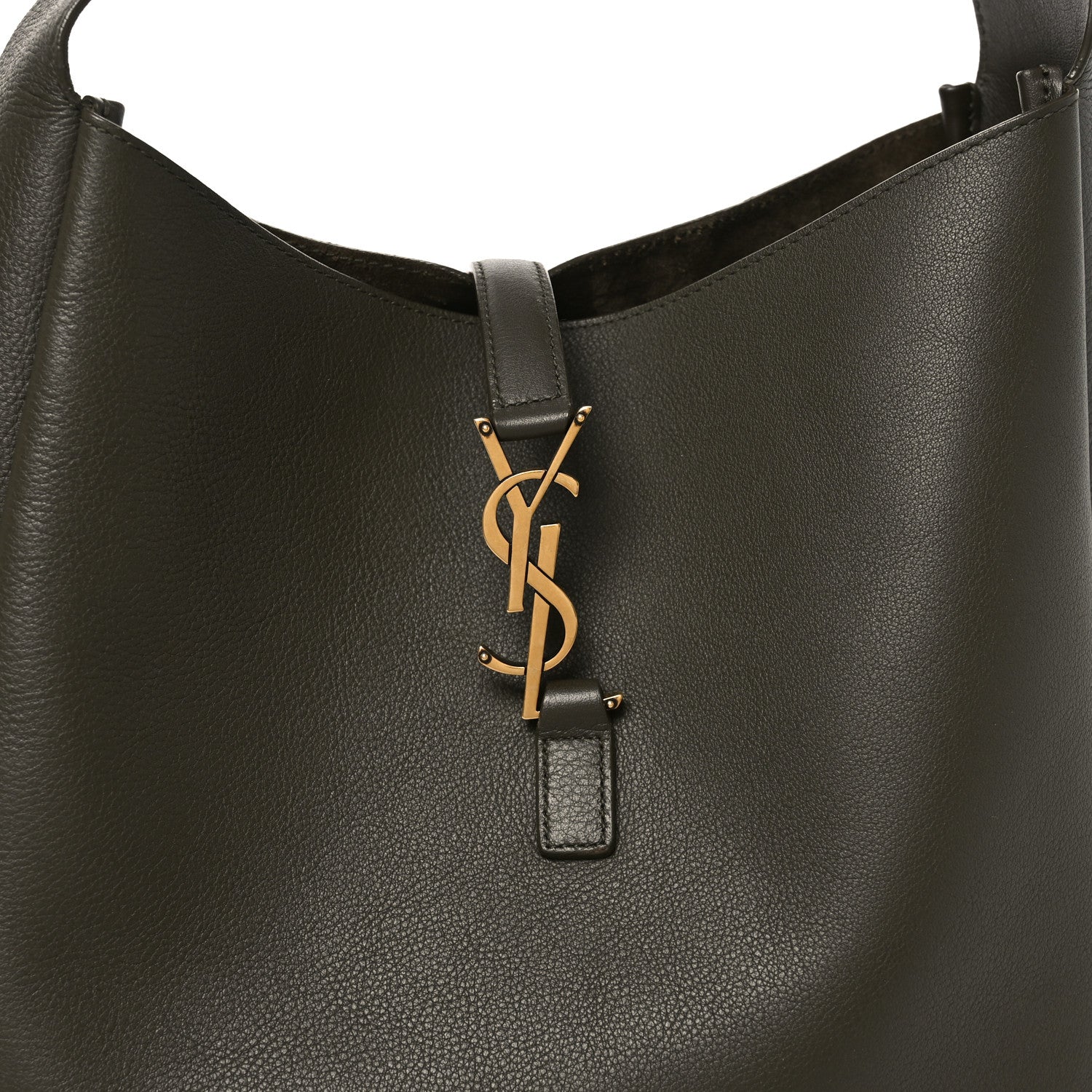 Saint Laurent Smooth Calfskin Large Le 5 A 7 Soft Hobo Light Musk 8 of 10