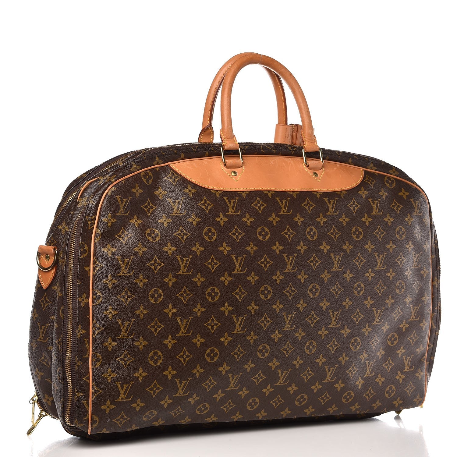 Louis Vuitton Monogram Alize 2 Compartment Luggage Travel Bag 3 of 12