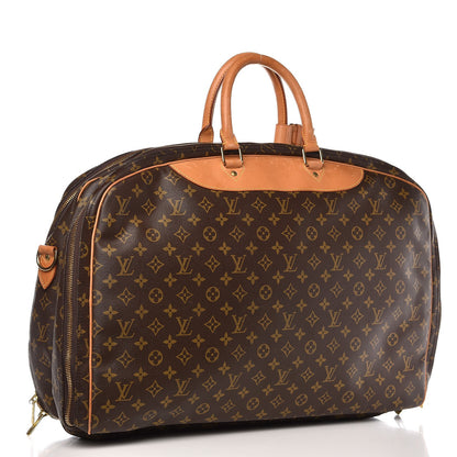 Louis Vuitton Monogram Alize 2 Compartment Luggage Travel Bag 3 of 12