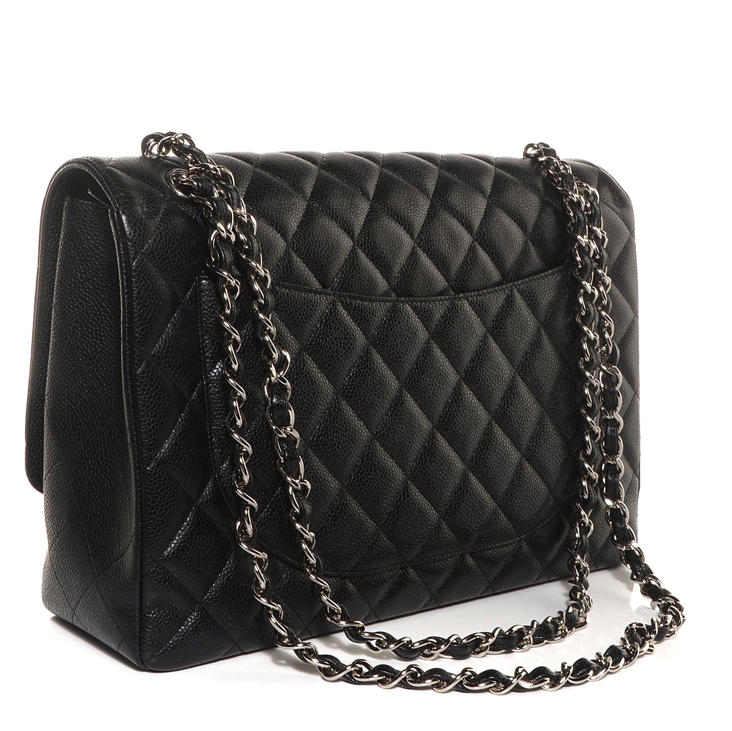 Chanel Caviar Maxi Single Flap Black 4 of 10