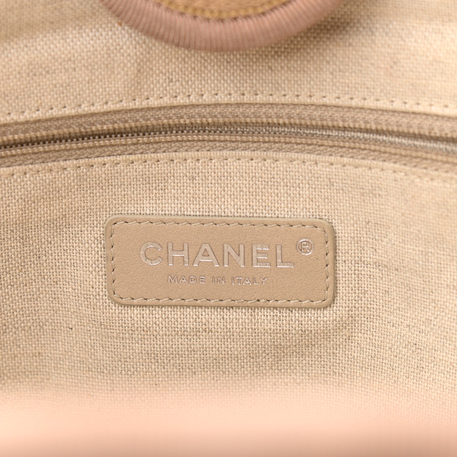Chanel Mixed Fibers Small Deauville Tote Beige 7 of 14