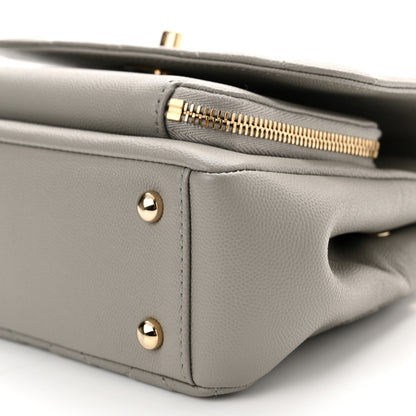 Chanel Caviar Quilted Mini Business Affinity Flap Grey 10 of 10