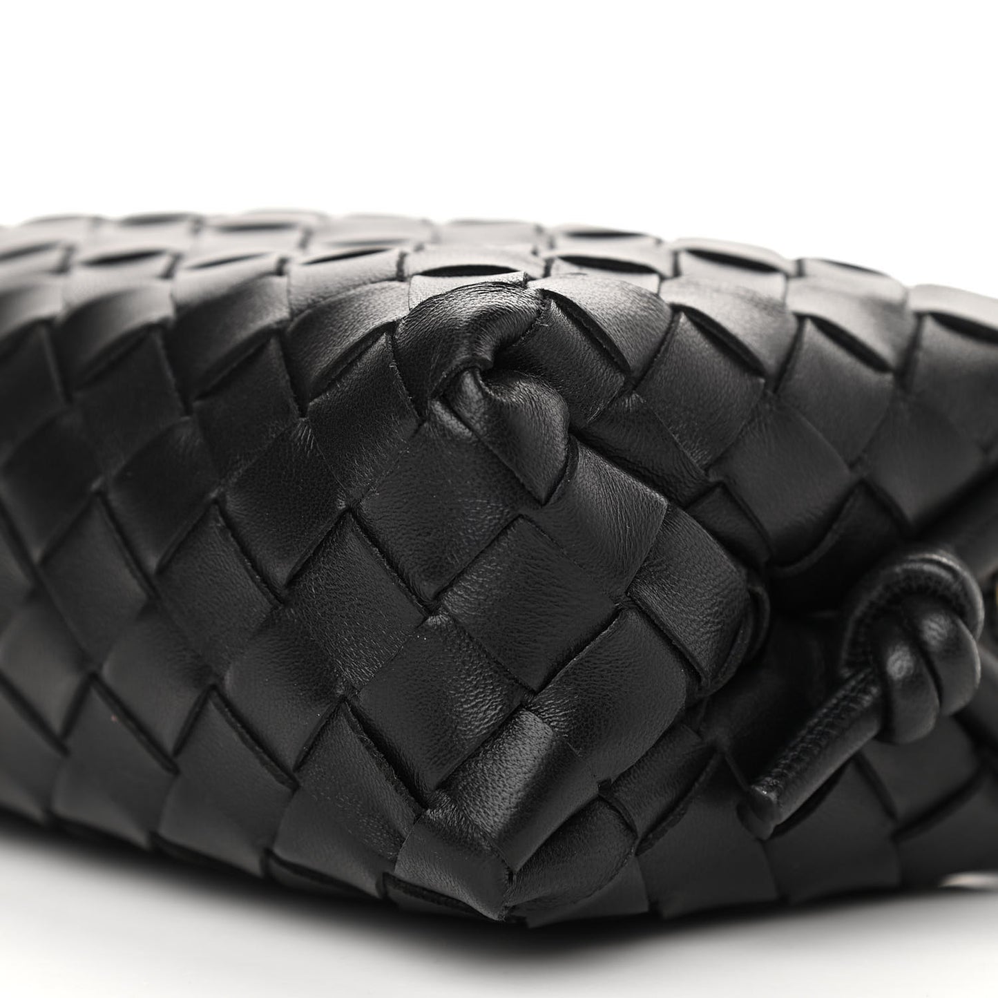 Nappa Intrecciato Mini Loop Camera Bag Black