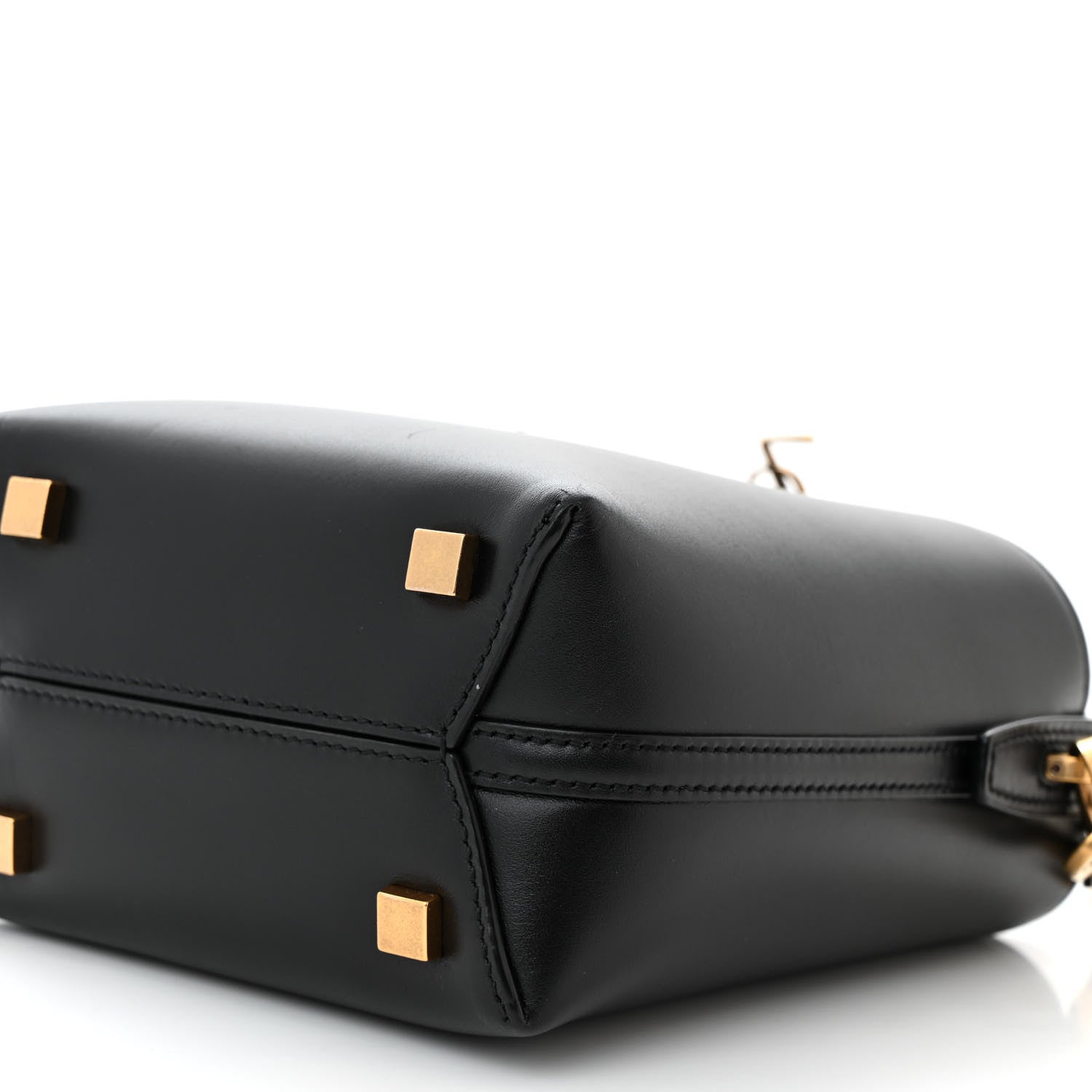 Saint Laurent Shiny Calfskin Le 37 Mini Bucket Bag Black 9 of 10