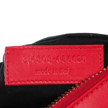 Saint Laurent Calfskin Classic Duffle 12 Red 7 of 7