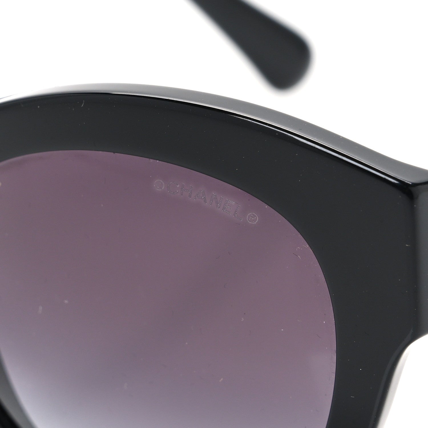 Chanel Acetate Butterfly Sunglasses 5371 Black 7 of 8