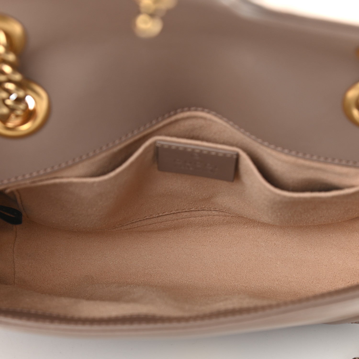 Gucci Calfskin Matelasse Mini GG Marmont Shoulder Bag Porcelain Rose 5 of 12