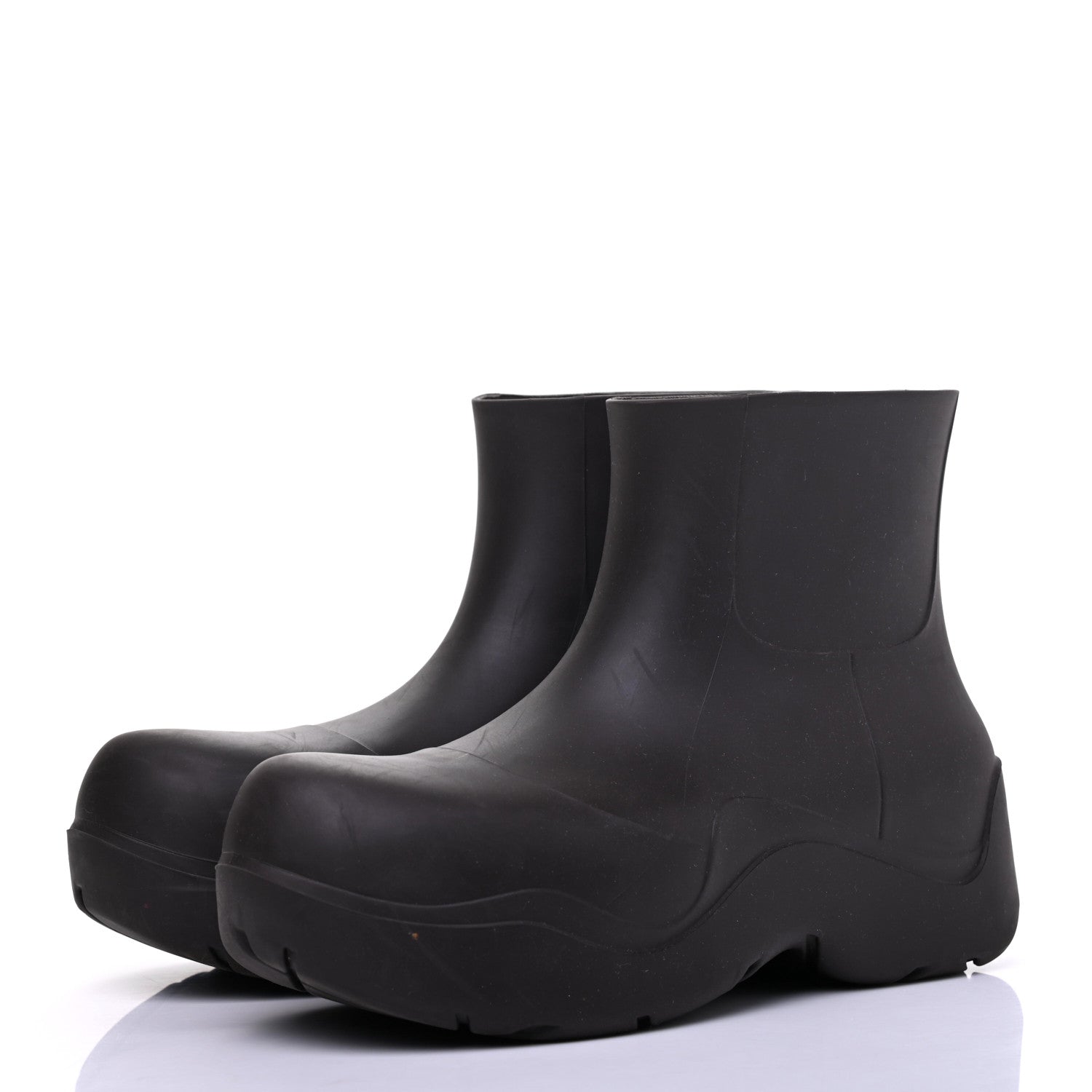 Bottega Veneta Rubber Puddle Ankle Boots 38 Fondant 3 of 12