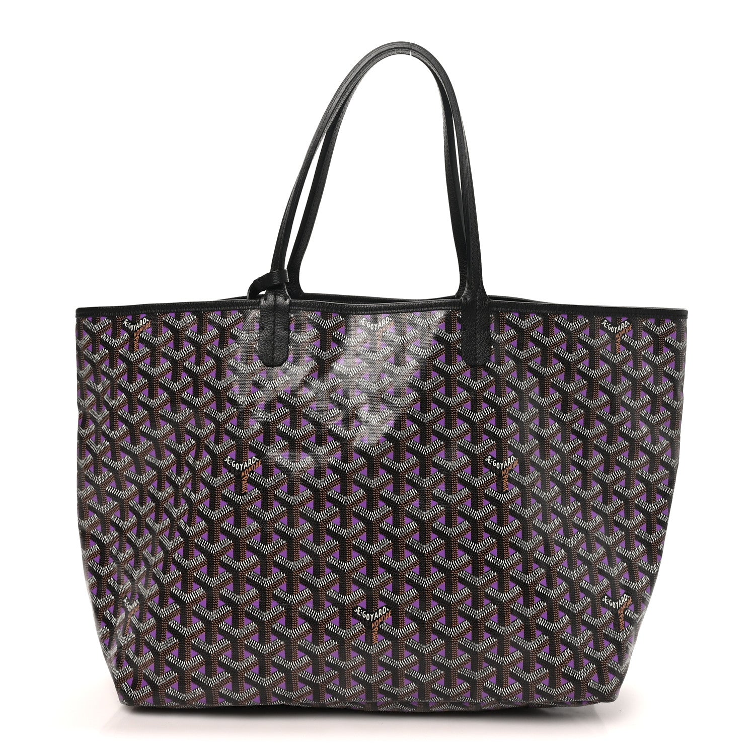Goyard Goyardine Saint Louis Claire Voie PM Black Violet 1 of 11