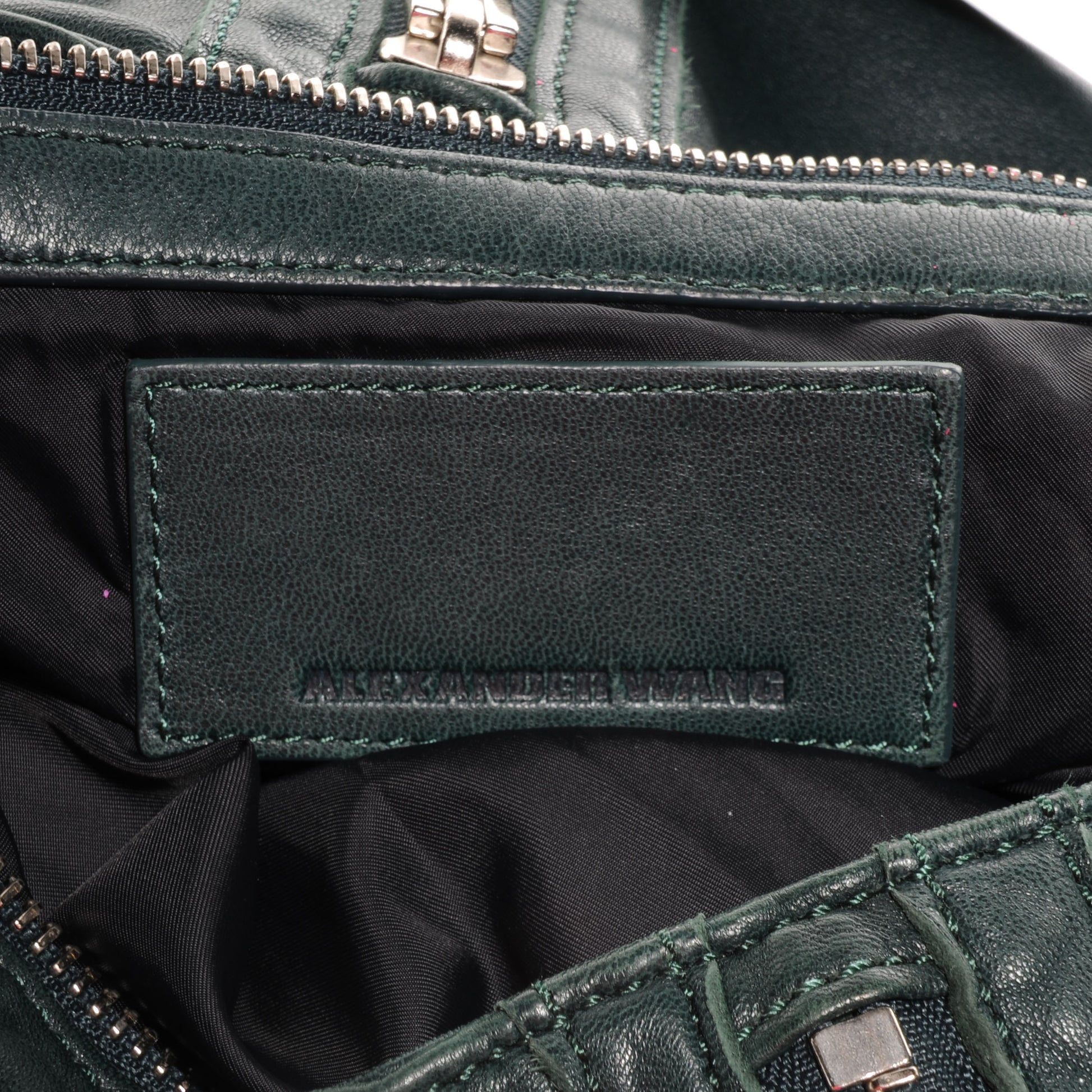 Alexander Wang Leather Donna Hobo English Green 6 of 6