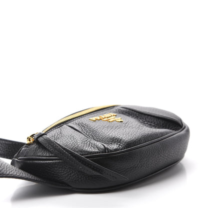 Prada Vitello Daino Small Belt Bag Black 4 of 11