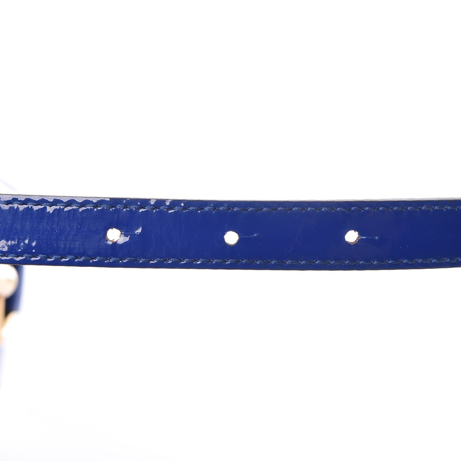 Gucci Patent Bright Bit Wide Belt 90 36 Deep Zaffiro 5 of 6