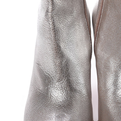Christian Louboutin Kid Lame Washed Adox 85 Ankle Boots 36.5 Roche Grezzo Saponat 13 of 14