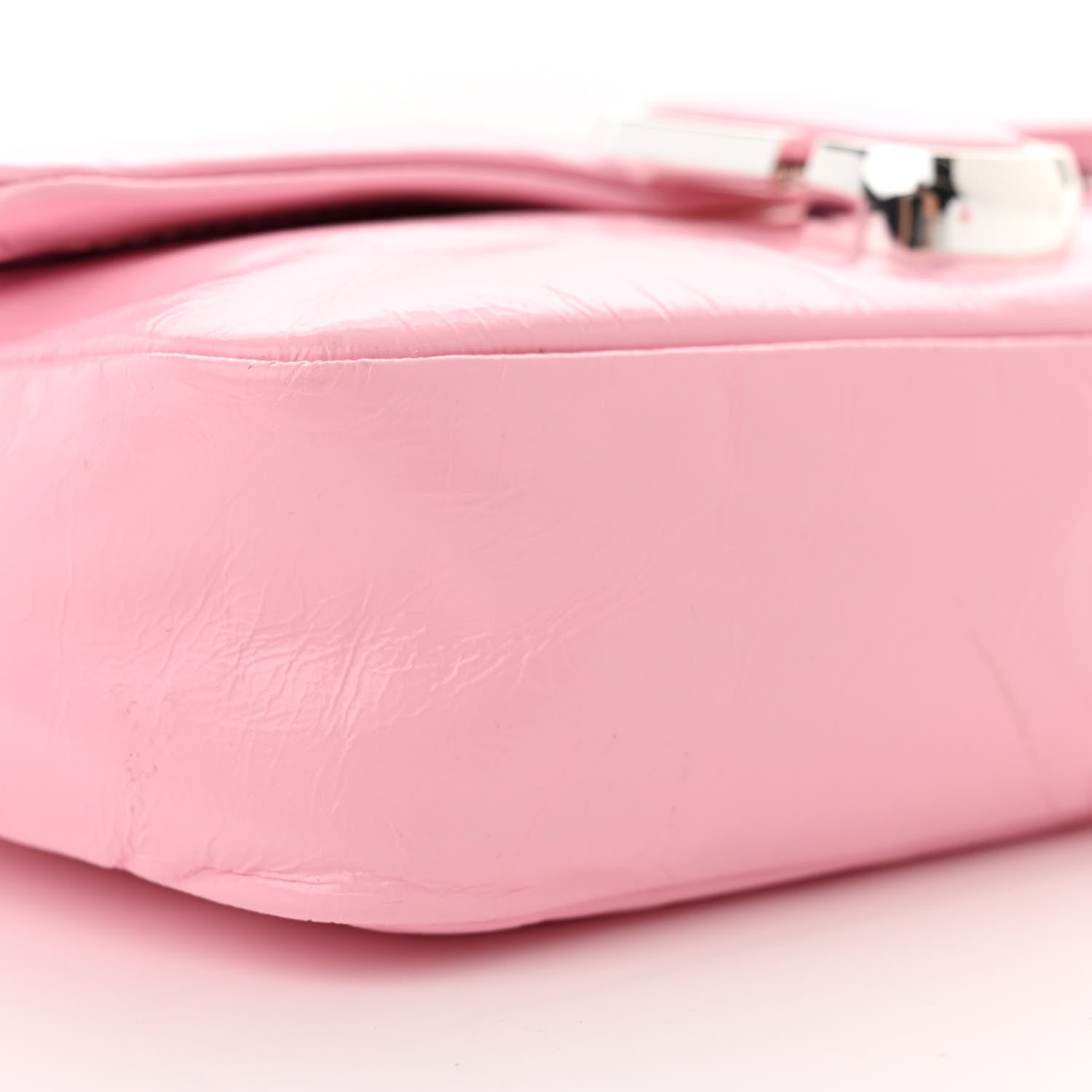 Marc Jacobs Shiny Crinkled Calfskin Mini J Pillow Bag Pink 10 of 11
