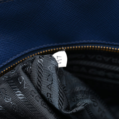 Prada Saffiano Lux Extra Large Galleria Double Zip Tote Bluette 8 of 14