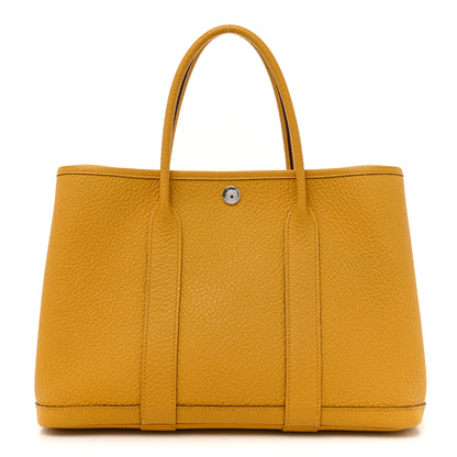 Hermes Vache Country Garden Party 30 TPM Jaune Ambre 1 of 16