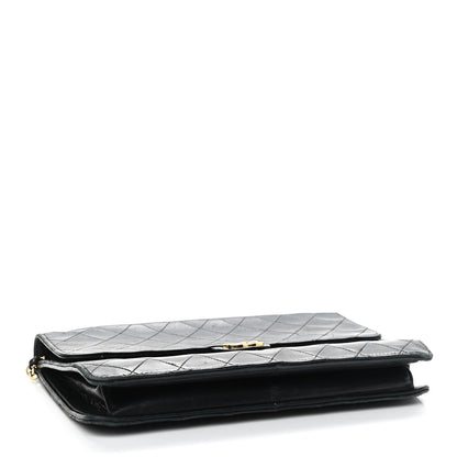 Chanel Lambskin Quilted Medium Single Flap Black 4 of 13