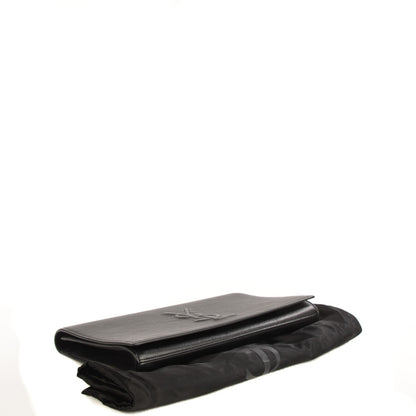 Saint Laurent Calfskin Monogram Large Belle De Jour Clutch Black 4 of 7