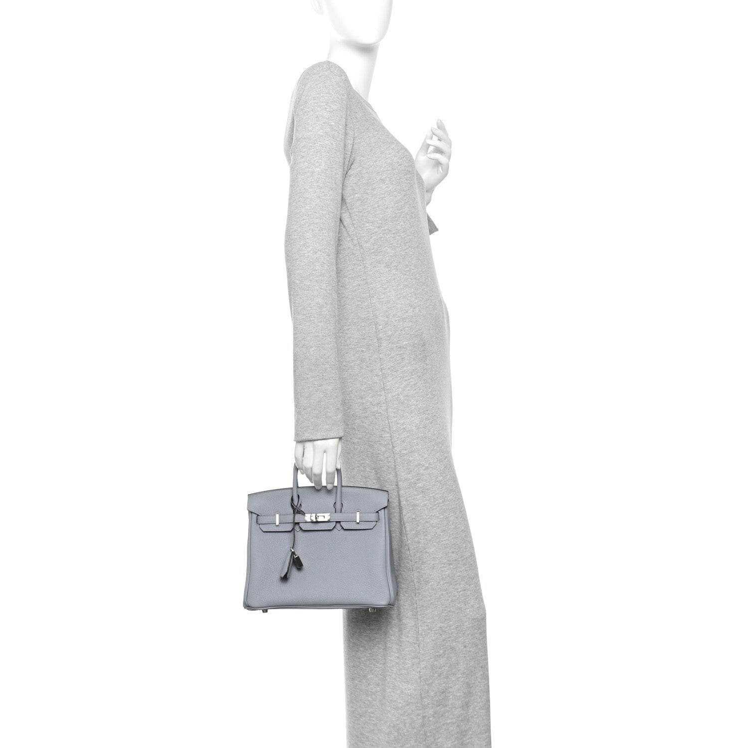 Hermes Togo Birkin 25 Gris Pantin 2 of 11
