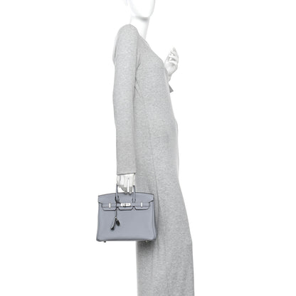 Hermes Togo Birkin 25 Gris Pantin 2 of 11