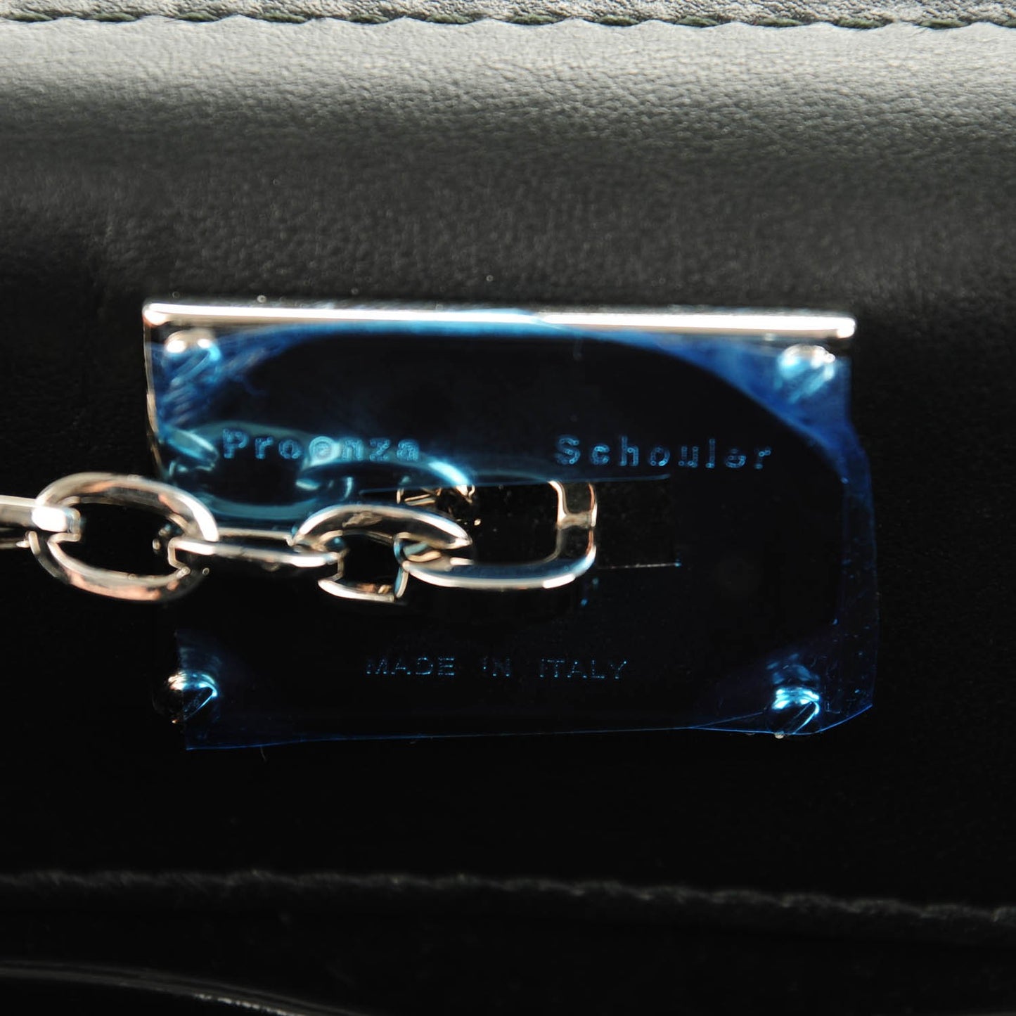 Calfskin Small Hava Top Handle Bag Black