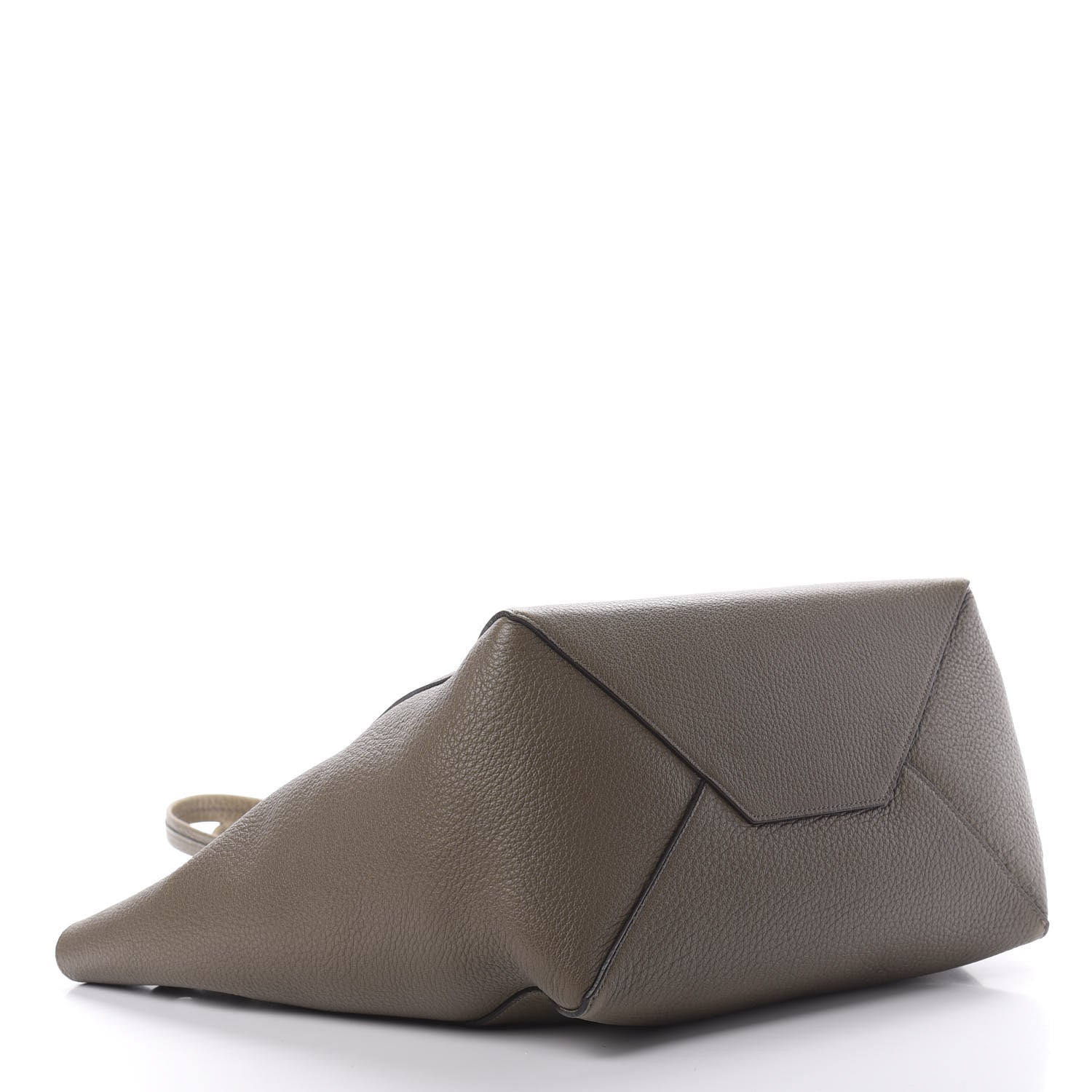 Celine Soft Grained Calfskin Medium Belt Cabas Phantom Souris 4 of 14