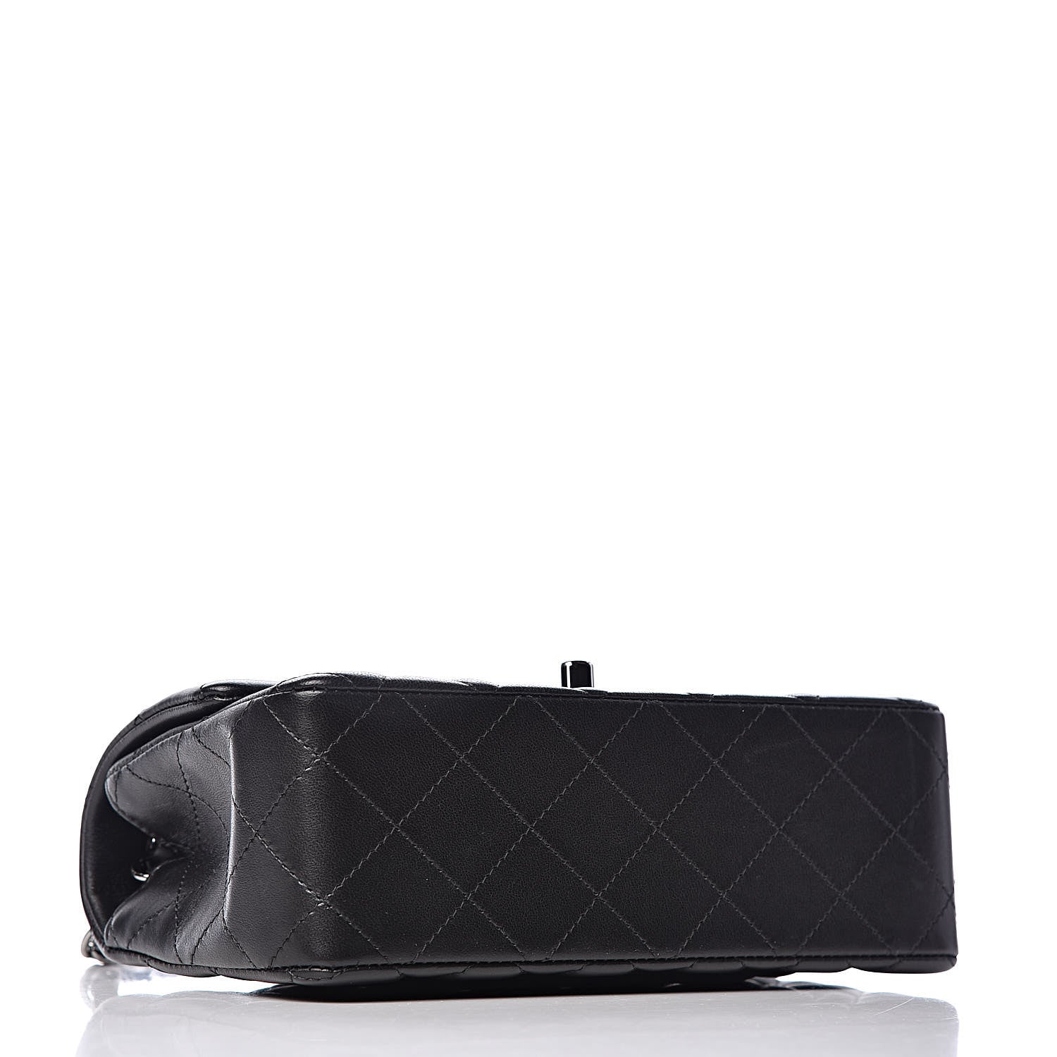 Chanel Lambskin Quilted Mini Rectangular Flap Black 4 of 10