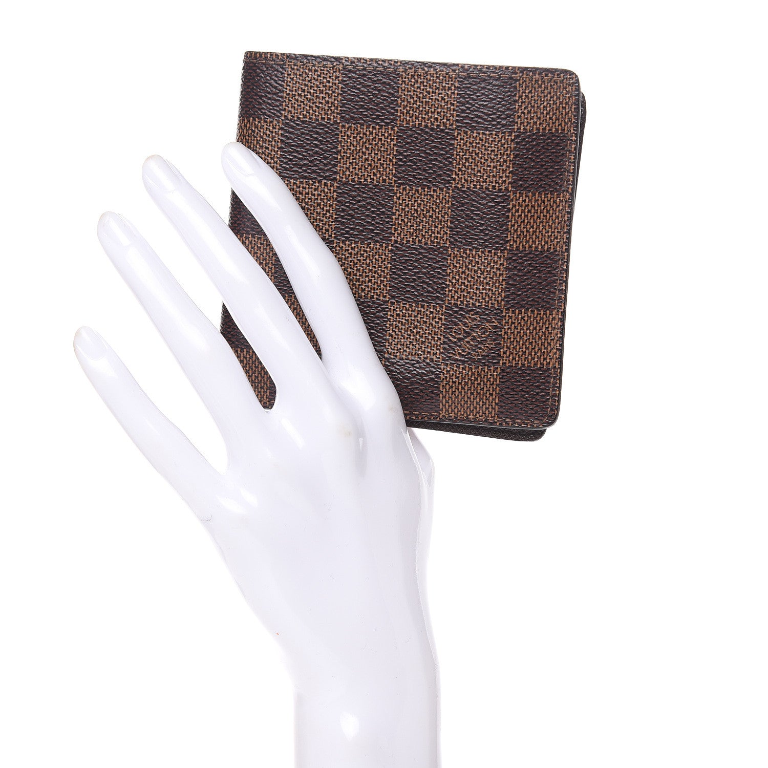 Louis Vuitton Damier Ebene Billfold Wallet 6 Credit Card Slots 2 of 10