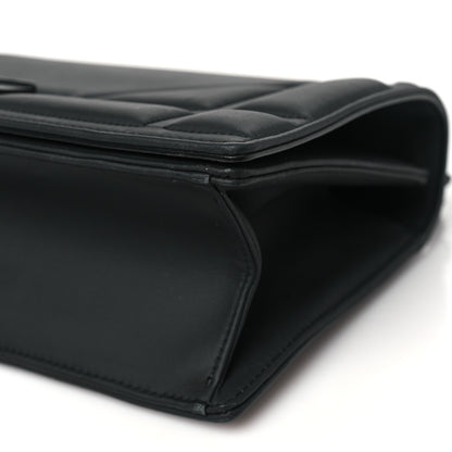 Christian Dior Ultra Matte Calfskin Studded Medium Diorama Flap Bag Black 10 of 11