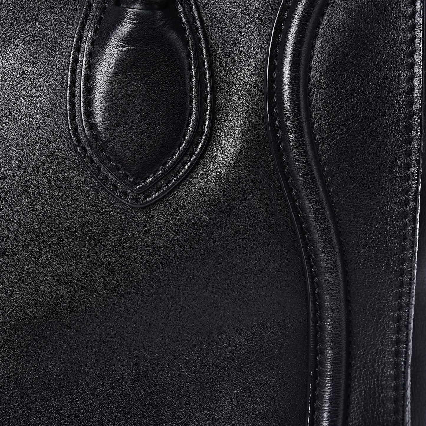 Smooth Calfskin Mini Luggage Black