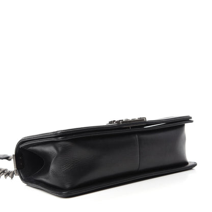 Chanel Calfskin Quilted Medium Boy Flap Black 4 of 10