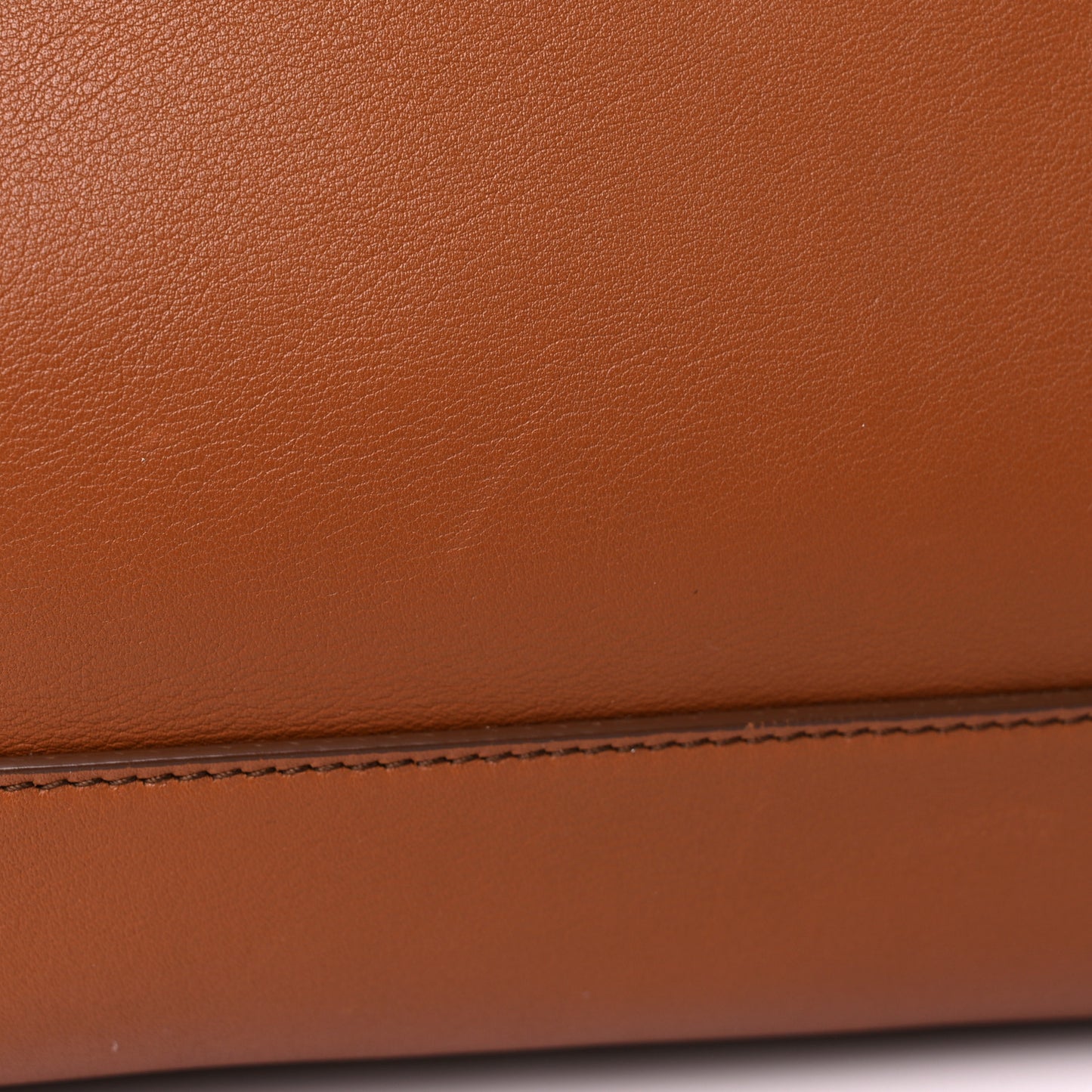 Calfskin Medium Verve Double Zip Tote Brown