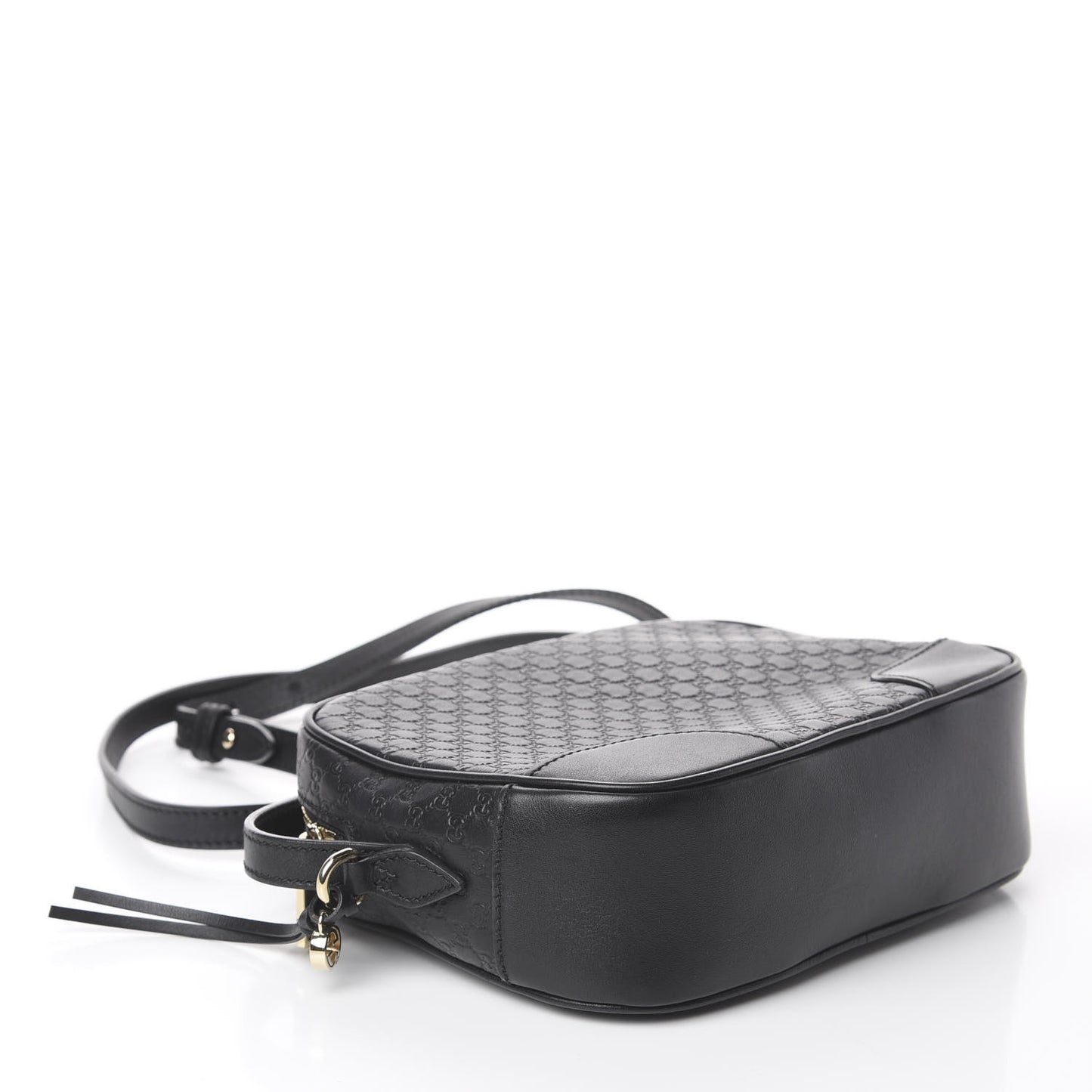 Microguccissima Mini Bree Messenger Bag Black