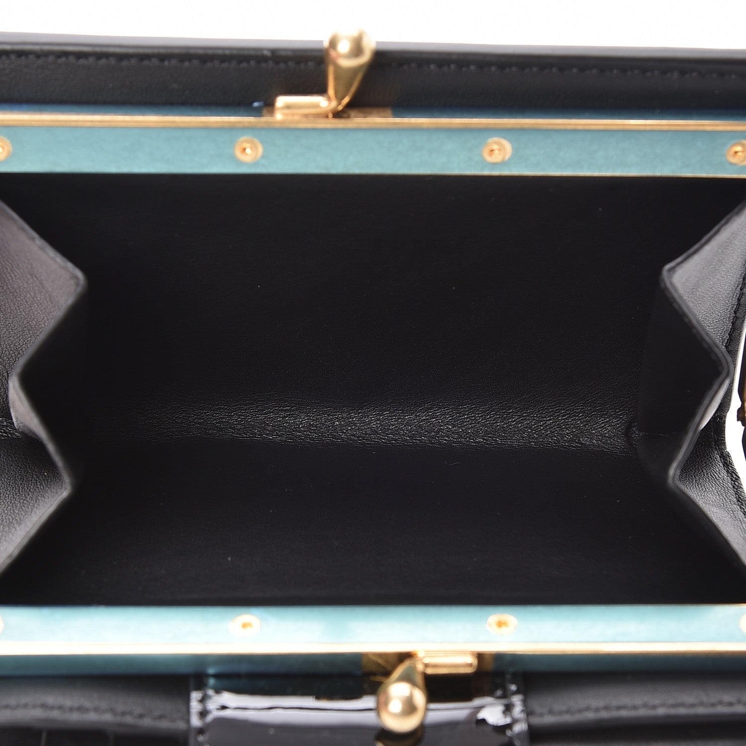 Celine Shiny Calfskin Medium Multifunction Purse Wallet Black 6 of 8