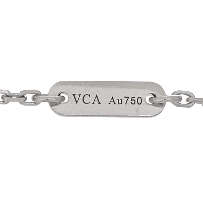 Van Cleef & Arpels 18K White Gold Diamond Sweet Alhambra Bracelet 3 of 4