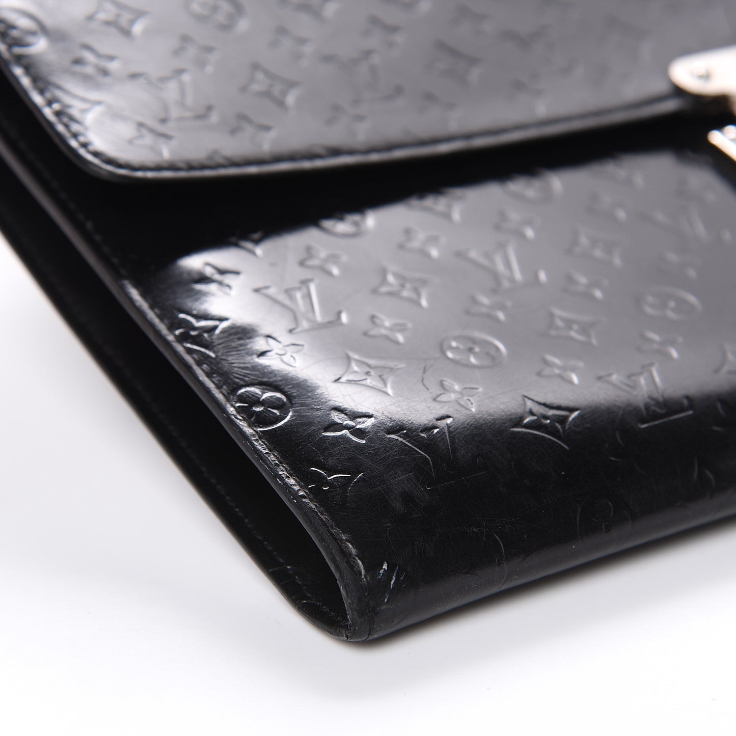 Monogram Glace Anouchka Pochette GM Black