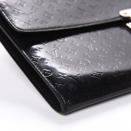 Louis Vuitton Monogram Glace Anouchka Pochette GM Black 7 of 19