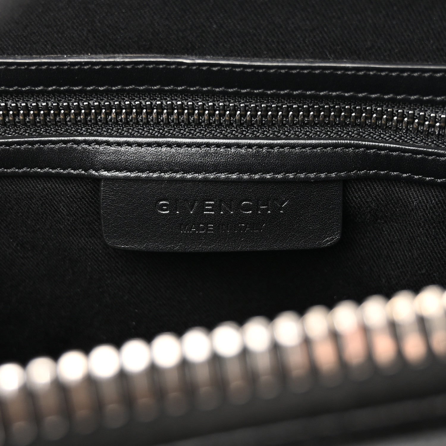 Givenchy Shiny Lord Calfskin Medium Antigona Black 6 of 11