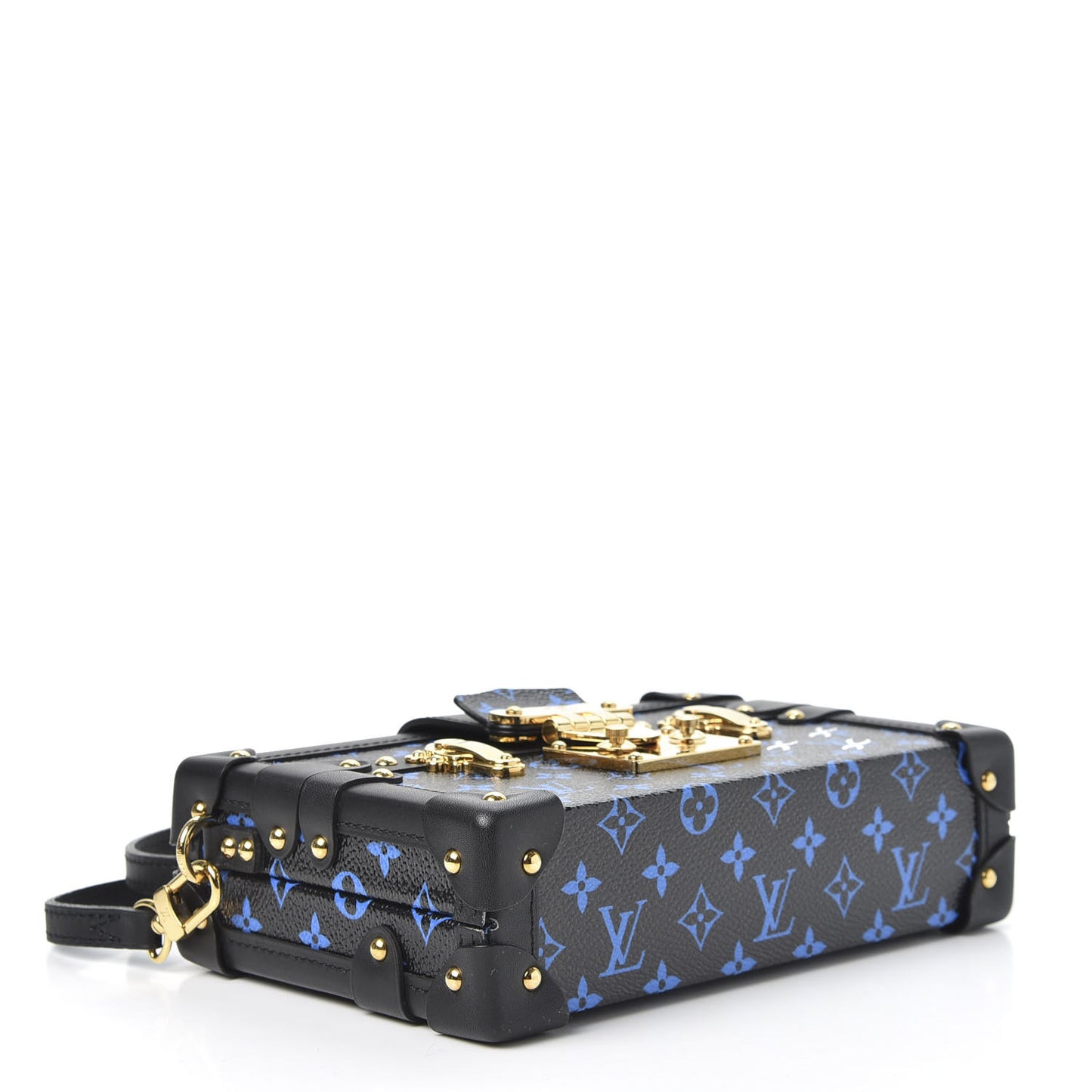 Monogram Petite Malle Blue Black