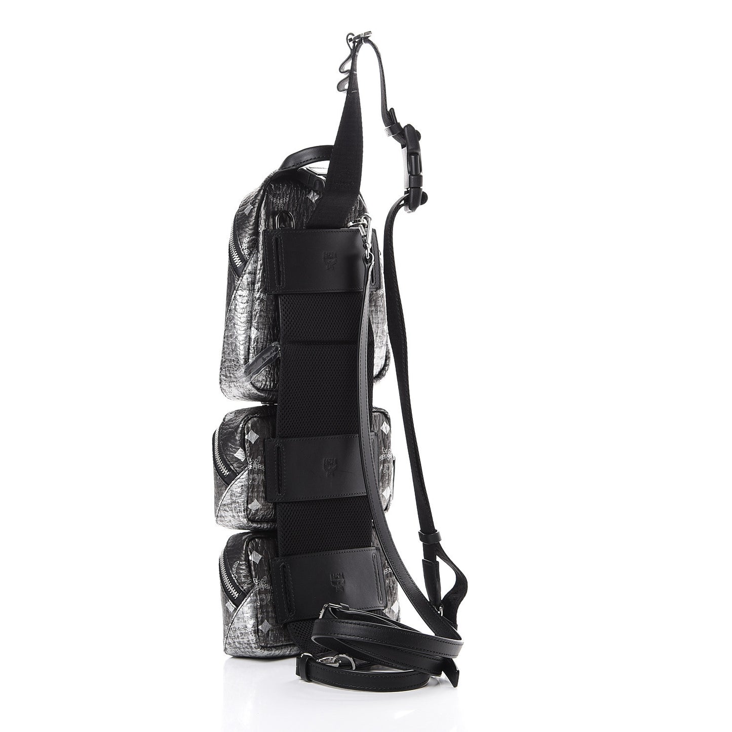Gradation Visetos Trey 4-in-1 Sling Backpack Silver