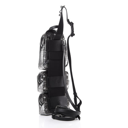 MCM Gradation Visetos Trey 4-in-1 Sling Backpack Silver 2 of 14