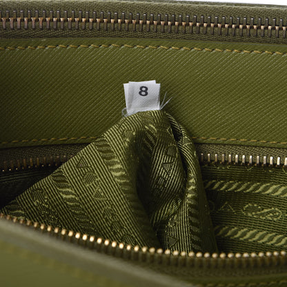 Prada Saffiano Large Galleria Double Zip Tote Edera 8 of 15