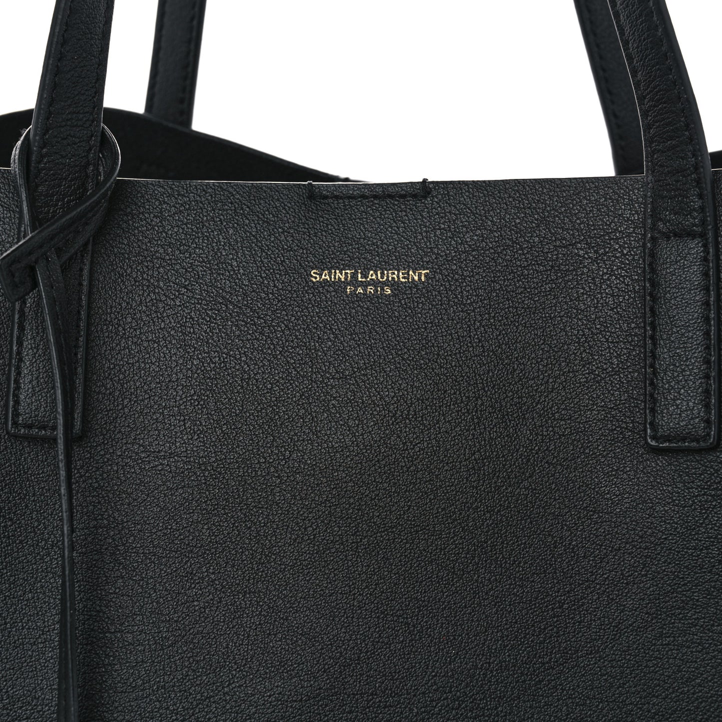 Calfskin Large Shopping Tote Black