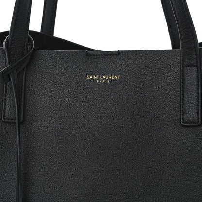 Saint Laurent Calfskin Large Shopping Tote Black 8 of 11