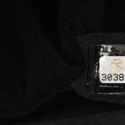 Chanel Caviar Chevron Quilted Medium Boy Flap Black 7 of 11