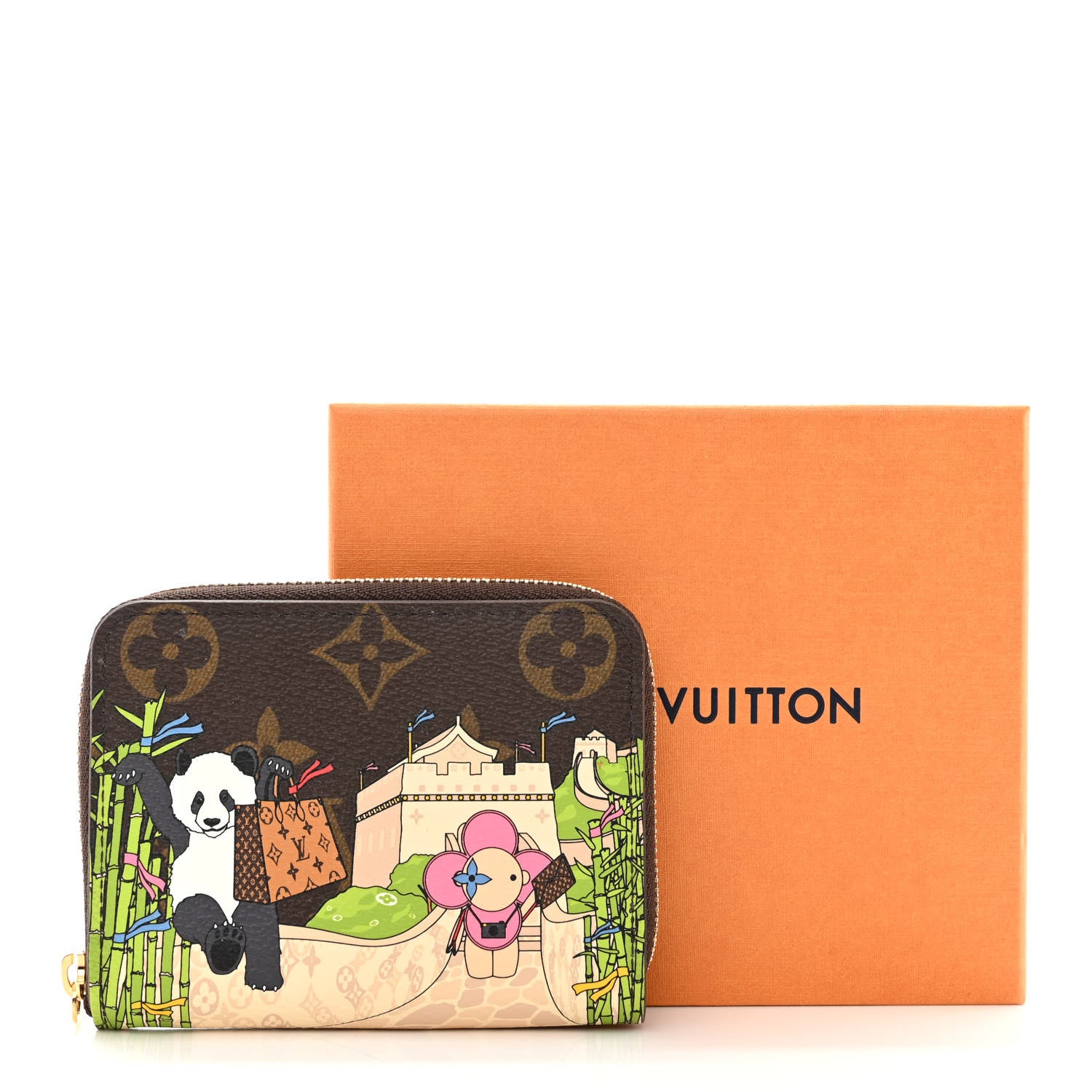 Louis Vuitton Monogram 2021 Christmas China Animation Zippy Coin Purse Myosotis Blue 7 of 7