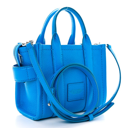 Marc Jacobs Grained Calfskin Micro The Tote Bag Scuba Pool 3 of 9